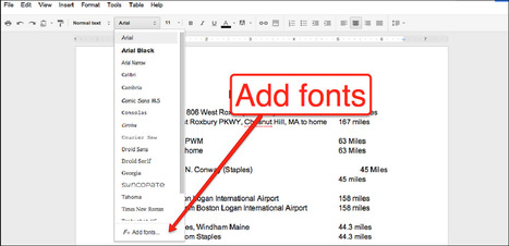 How to Add 450+ Fonts to Your Google Documents & Slides | Time to Learn | Scoop.it