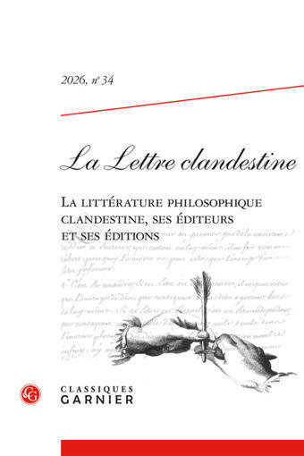 La Lettre clandestine 2026, n&deg; 34 : La litt&eacute;rature philosophique clandestine, ses &eacute;diteurs et ses &eacute;ditions | Les Livres de Philosophie | Scoop.it