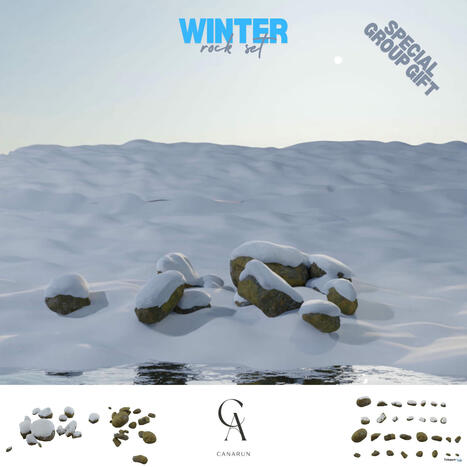 Winter Rock Set April 2025 Group Gift by CANARUN | Teleport Hub - Second Life Freebies | Second Life Freebies | Scoop.it