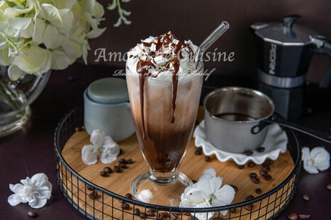 Café mocha glacé | recettes pour le dessert : gateaux, desserts et patisseries, boissons rafraichissantes ou boissons chaudes selon la saison | Scoop.it