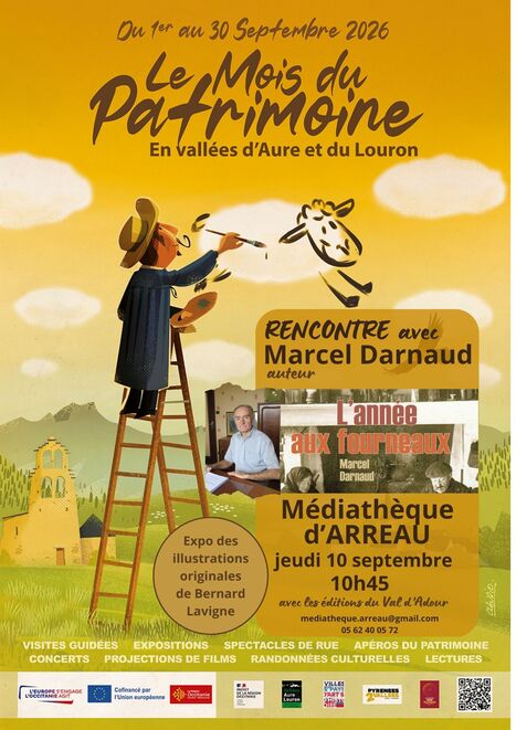 Mois du Patrimoine 2026 en vall&eacute;es d'Aure et du Louron : Rencontre d'auteur et exposition &agrave; Arreau le 10 septembre | Vall&eacute;es d'Aure & Louron - Pyr&eacute;n&eacute;es | Scoop.it