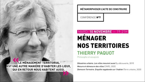 Thierry Paquot, philosophe de l&rsquo;urbain, s&rsquo;interroge sur le sens profond de l&rsquo;&laquo; habiter &raquo; | EntomoScience | Scoop.it