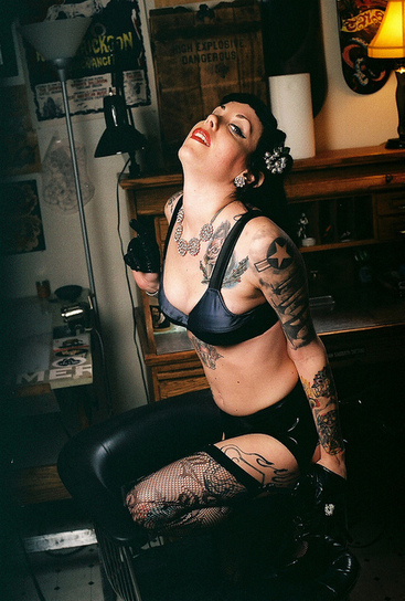 Inked Girls Gallery 130 - The  JR Goleno Edition w/  Miss Voodoo Valentine | Inked Girls | Scoop.it