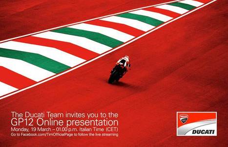 Ductalk.com | You're Invited! GP12 Unveiling | Ductalk: What's Up In The World Of Ducati | Scoop.it