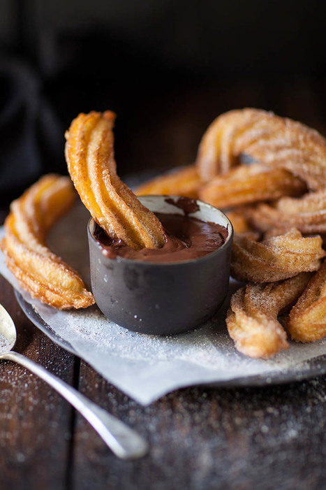 churros with chocolate and espresso sauce | Passion for Cooking | Scoop.it