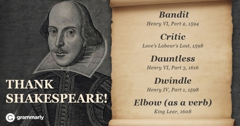 15 Words Invented by Shakespeare | NOTIZIE DAL MONDO DELLA TRADUZIONE | Scoop.it