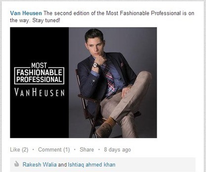 How Van Heusen is Using LinkedIn To Promote Its Corporate Collection | Public Relations & Social Marketing Insight | Scoop.it