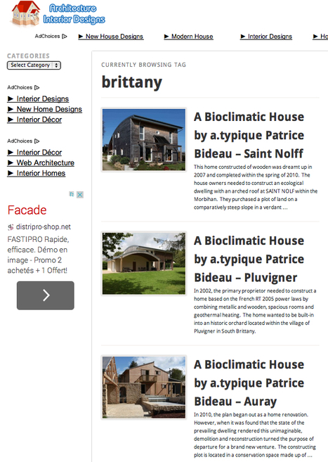 bioclimatic houses in Brittany | Architecture Interior Designs | Architecture, maisons bois & bioclimatiques | Scoop.it