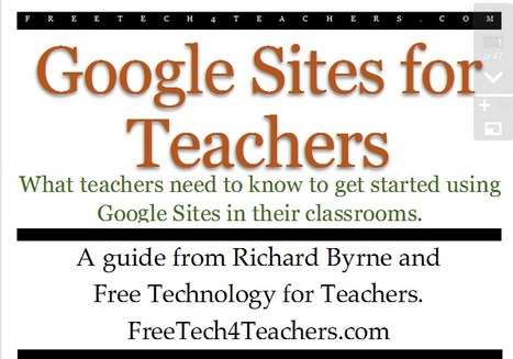 47 Page Guide to Google Sites for Teachers - FreeTech4Teachers | Eclectic Technology | Scoop.it