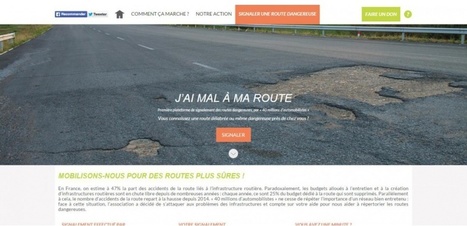 Un site de plus pour signaler les dangers de la route | Argent et Economie "AutreMent" | Scoop.it