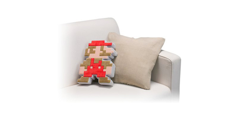 Un coussin Super Mario 8-bits | JustGeek.fr | Vade RETROGames sans tanasse! | Scoop.it