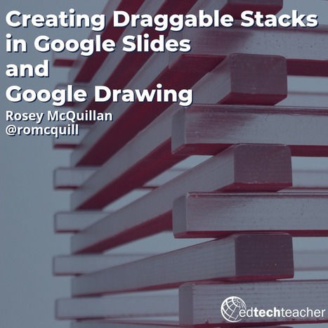 Creating Draggable Stacks in Google Slides and Google Drawing by Rosey McQuillan | iGeneration - 21st Century Education (Pedagogy & Digital Innovation) | Scoop.it
