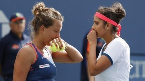 Xxx Sania Mirza Airtel Blue Film - Sania Knocked Out of Women's Doubles at US Open...