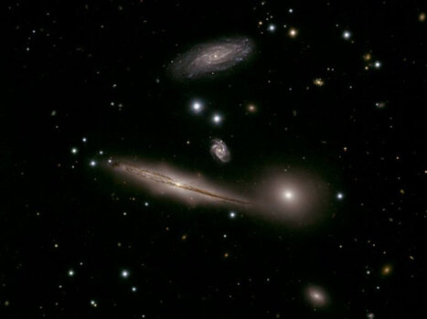 HCG 87: un peque&ntilde;o grupo de galaxias | Universo y F&iacute;sica Cu&aacute;ntica | Scoop.it