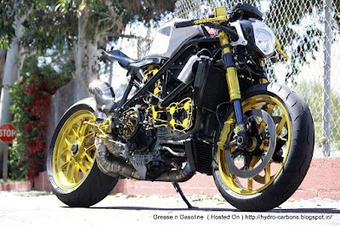 Ducati 1098 Cafe Racer ~ Alonzo Bodden ~ Grease n Gasoline | Cars | Motorcycles | Gadgets | Scoop.it