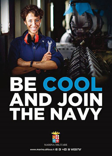 Italie : une campagne de recrutement pour la Marine en...anglais provoque la colère du public et des politiciens du pays | Newsletter navale | Scoop.it