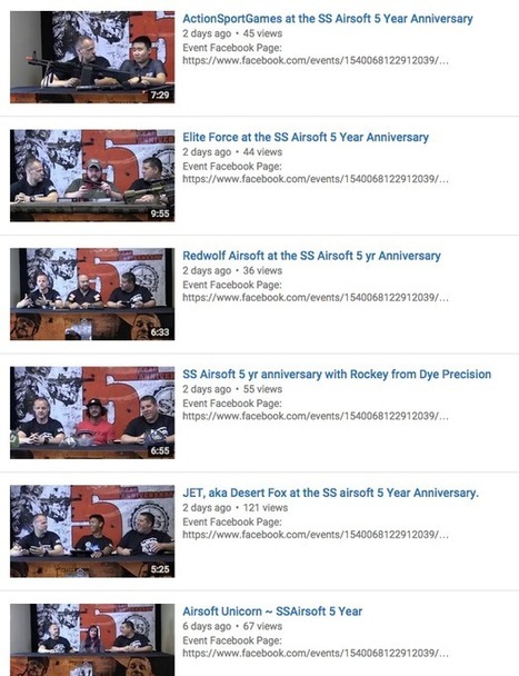 SS Airsoft 5th Anniversary Interviews - on YouTube | Thumpy's 3D House of Airsoft™ @ Scoop.it | Scoop.it