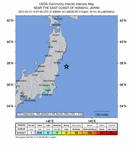 M 7.0 - 90 km ENE of Namie, Japan | Japan Tsunami | Scoop.it