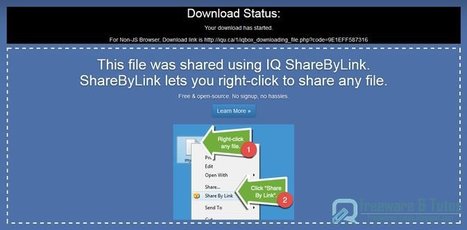 ShareByLink : le partage de fichiers simplifié | Time to Learn | Scoop.it