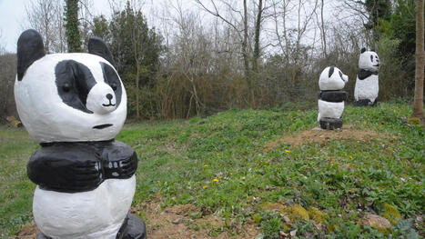 Auterive. Des pandas sculpt&eacute;s &agrave; la tron&ccedil;onneuse s&rsquo;installent sur les berges du Gers &agrave; Auterrive | Professionnels du tourisme du Grand Auch C&oelig;ur de Gascogne | Scoop.it