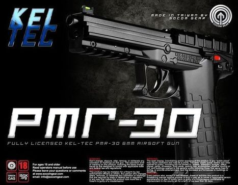 Airsoft Community Europe NEWS : MadBull Airsoft - PMR-30 licensed by Kel Tec | Thumpy's 3D House of Airsoft™ @ Scoop.it | Scoop.it