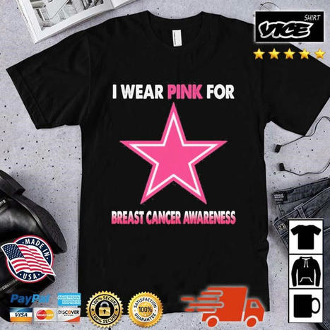 Dallas Cowboys I Wear Pink For Breast Cancer Awareness shirt, hoodie,  sweater, long sleeve and tank top