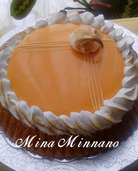 entremet glacé aux peches sur genoise meringué - Amour de cuisine | Plats et recettes rapides, idées de menu de semaine sain et facile | Scoop.it
