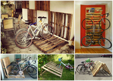 14 Ways of Reusing Old Wooden Pallets as Bike Racks | 1001 Pallets ideas ! | Scoop.it