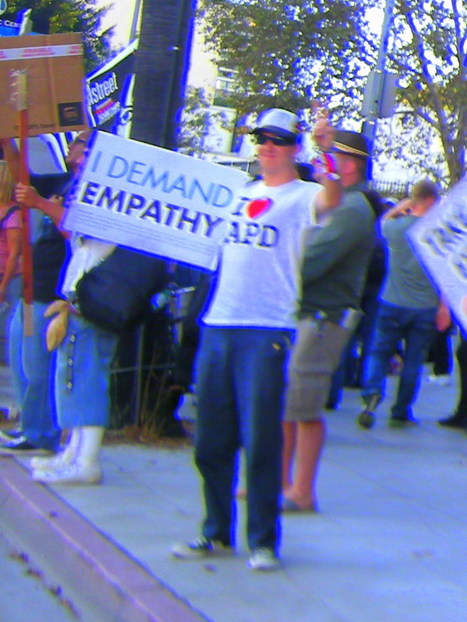 Occupy LA, "I Demand Empathy" I love LAPD | Empathy Movement Magazine | Scoop.it