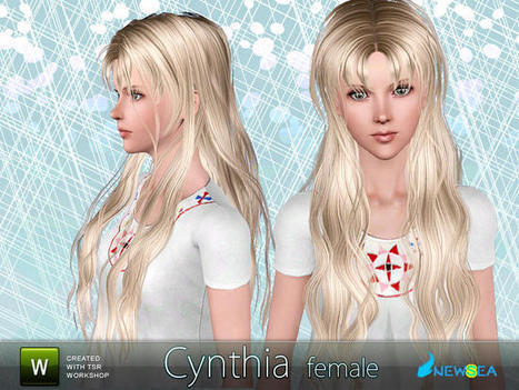 Newsea Cynthia Female  Hairstyle : TSR (gratuit) | Les Sims | Scoop.it