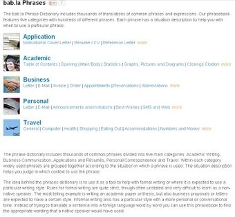 Laaja kansainv&auml;linen fraasisanakirja, Bab.la | 1Uutiset - Lukemisen t&auml;hden | Scoop.it