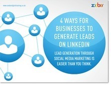 4 Ways to Generate Leads on LinkedIn [SLIDESHARE] | Daily Magazine | Scoop.it