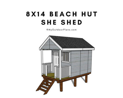 8x14 Beach Hut Plans | Home Repair | Scoop.it