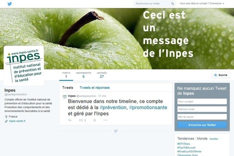 L'Inpes se lance sur Twitter ! | Buzz e-sante | Scoop.it