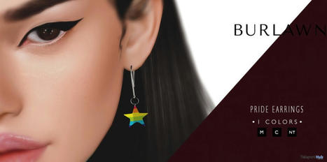 Pride Earrings 1L Promo Gift by Burlawn | Teleport Hub - Second Life Freebies | Second Life Freebies | Scoop.it