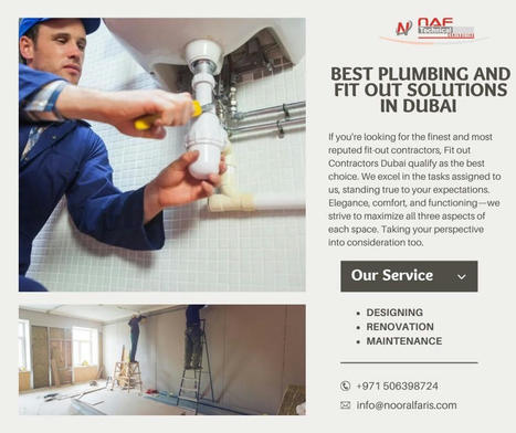 Best Plumbing and Fit Out Solutions in the Dubai | NOOR AL FARIS | Scoop.it