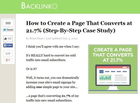 Case Study – How I Increased Conversions by 785% in One Day (Without A/B Testing) | Social Media Power | Scoop.it