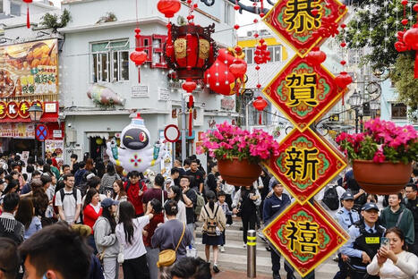 Macau average daily arrivals during Chinese New Year break hit record: MGTO - GGRAsia | Chinese Travellers | Scoop.it