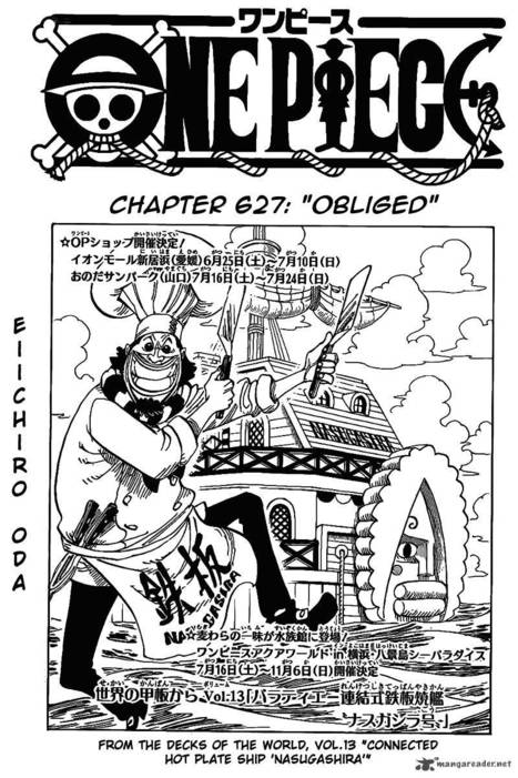 One Piece 628 Spoiler One Piece Manga 6