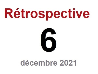 Rétrospective n°6 - Décembre 2021