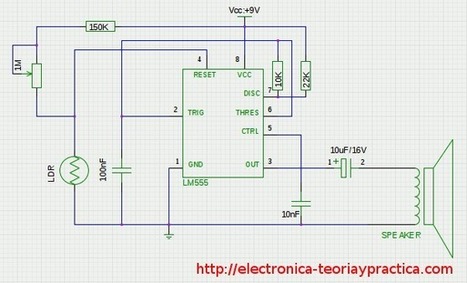 Circuito 555 utilizado como sensor crepuscular | tecno4 | Scoop.it