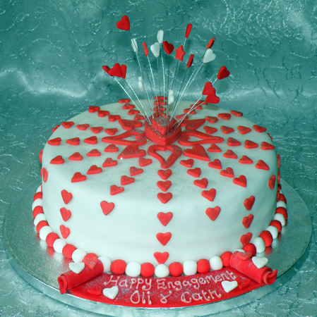 Engagement Anniversary Cakes Gallery On