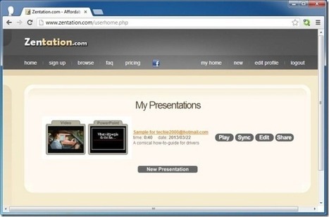 Sync YouTube Videos With PowerPoint Presentations Using Zentation | Free Business PowerPoint Templates | Scoop.it