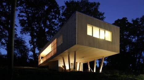 [Inspiration] Maison en bois sur pilotis en Autriche | Build Green, pour un habitat écologique | Scoop.it