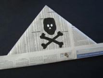 Newspaper Pirate Hat | Galapagos | Scoop.it