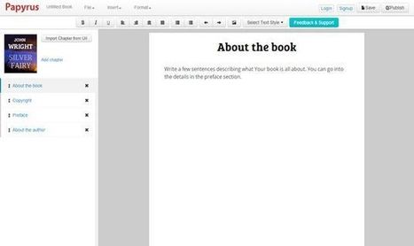 Papyrus Editor, una plataforma online para escribir y publicar tus propios eBooks | #REDXXI | Scoop.it