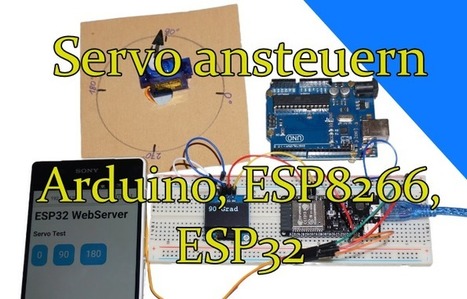 Servo ansteuern (Arduino, ESP8266, ESP32) | #Servos #ServoMotors #Coding | #Maker #MakerED #MakerSpaces  | 21st Century Learning and Teaching | Scoop.it