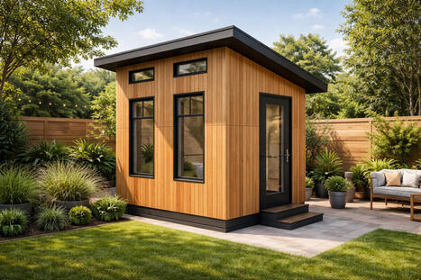 8x10 Modern Office Shed Plans | Garden Plans | Scoop.it