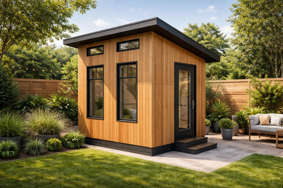 8x10 Modern Office Shed Plans | Garden Plans | Scoop.it