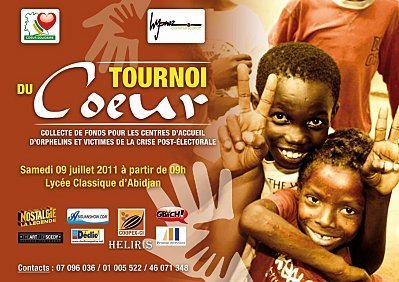 L'association Coeur Solidaire organise le 'Tournoi du Coeur' le 9juillet en Cote d'Ivoire | Actualités Afrique | Scoop.it